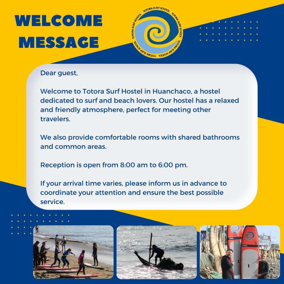 Totora Surf Hostel Huanchaco Eksteriør bilde